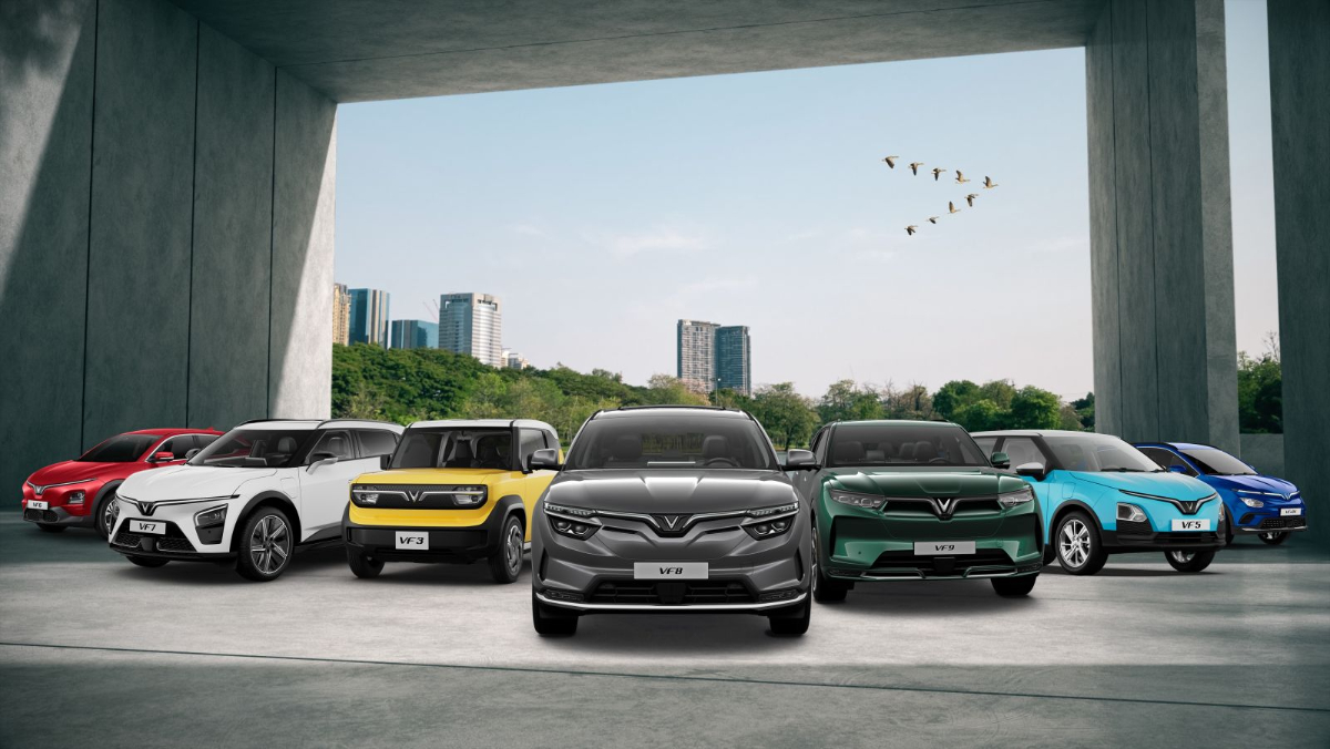 Hình 4. Các mẫu xe sedan, SUV ô tô điện tại Vinfast